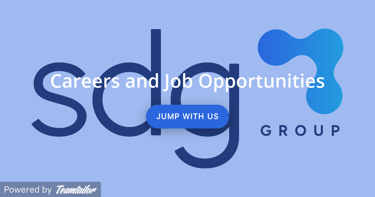 Careers & Job Opportunities - SDG Group