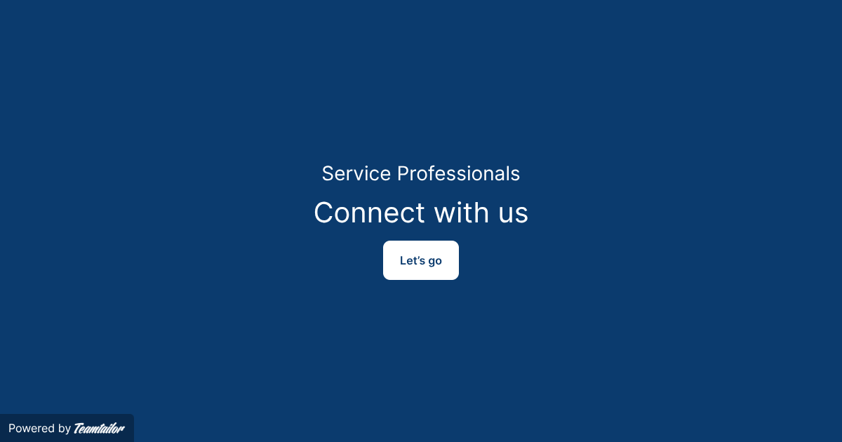 Service Professionals – Connect