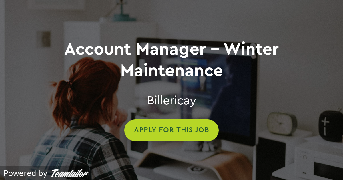 Account Manager Winter Maintenance Ground Control