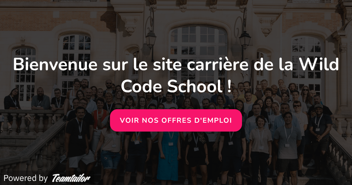 Accueil - Wild Code School