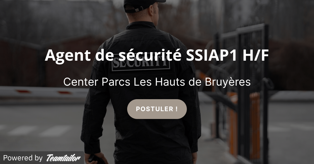 Agent de sécurité SSIAP1 H/F - Groupe CF