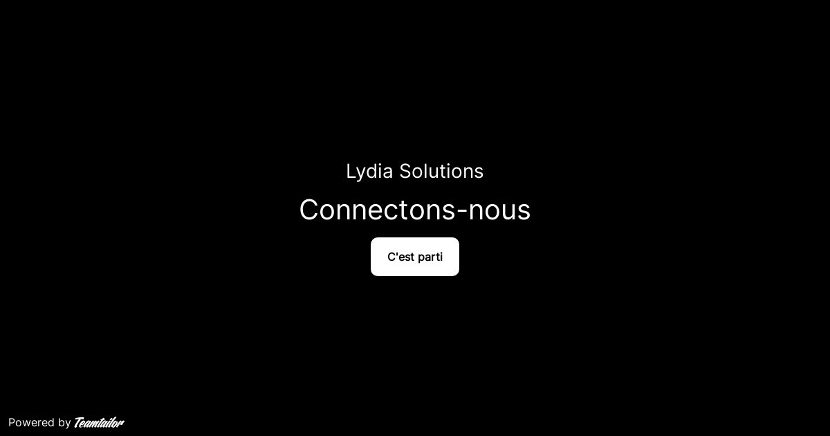 Lydia Solutions – Connect