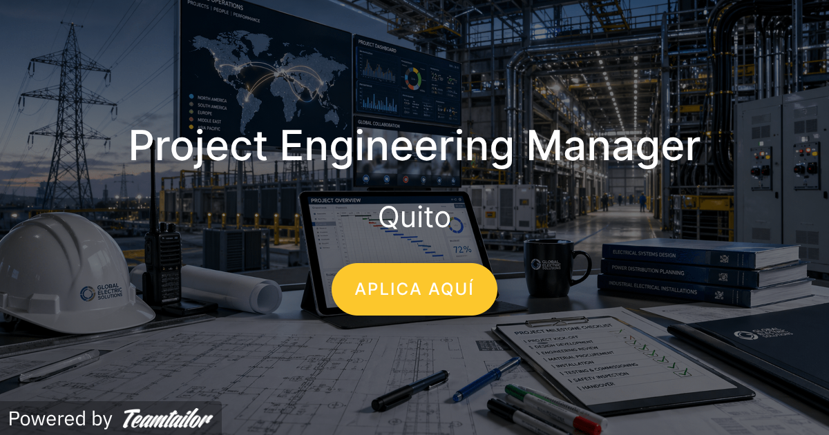 Project Engineering Manager - Great People Consulting