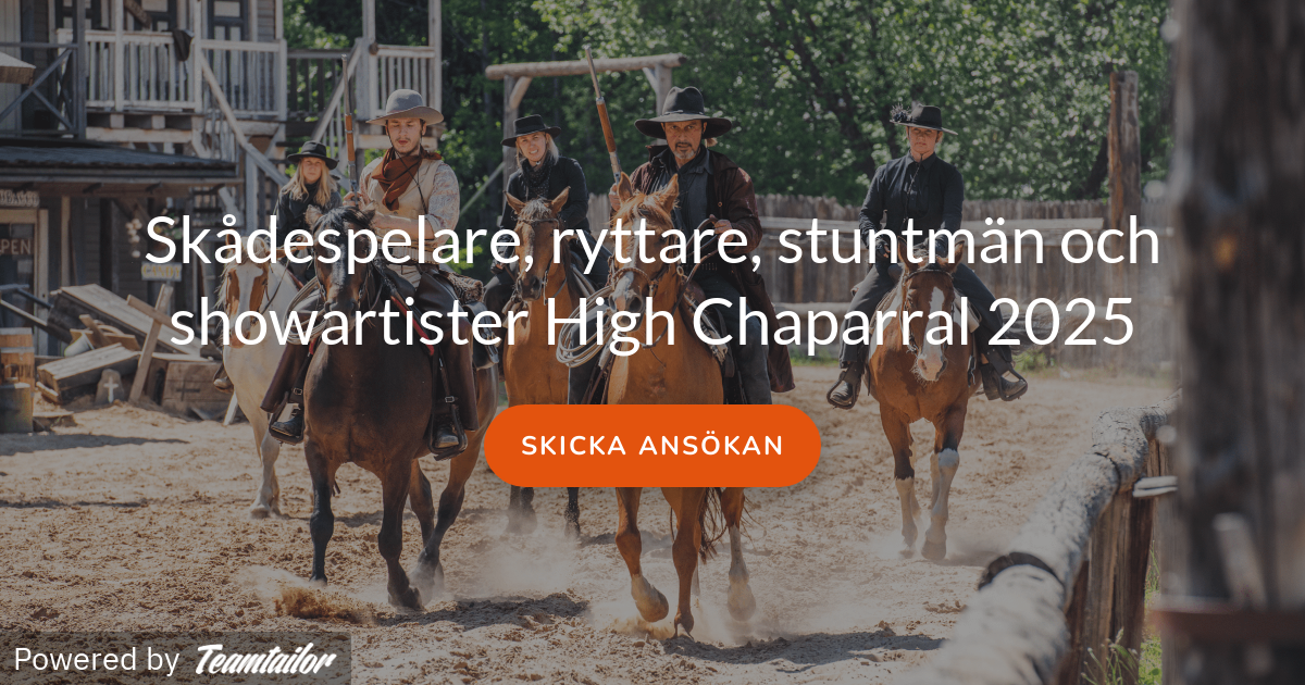 Skådespelare, ryttare, stuntmän och showartister High Chaparral 2025