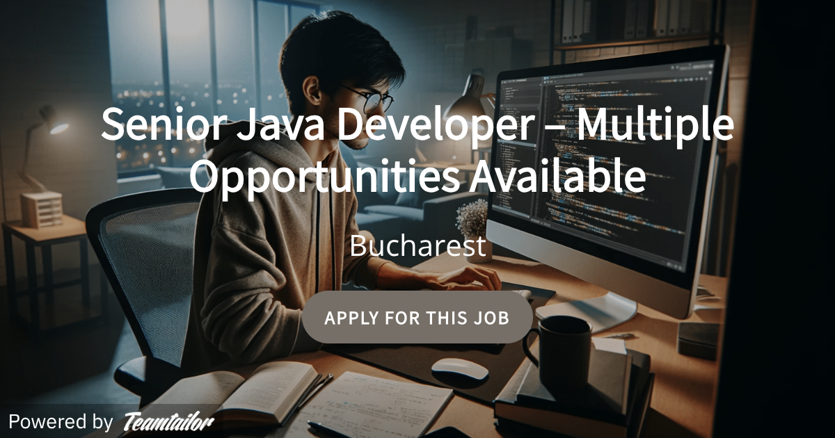 Senior Java Developer – Multiple Opportunities Available - Sales Consulting