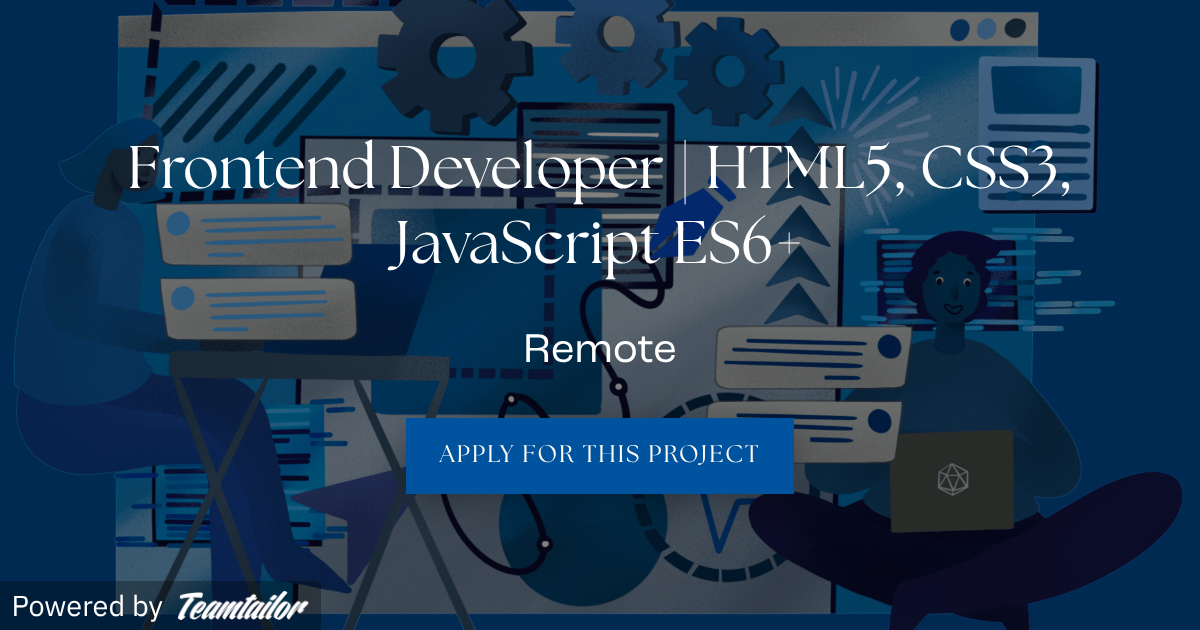 Frontend Developer | HTML5, CSS3, JavaScript ES6+ - HRM