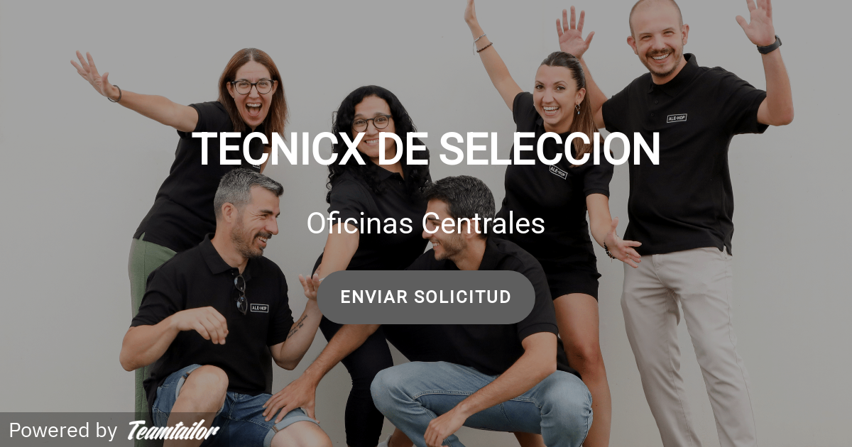 TECNICX DE SELECCION ALEHOP