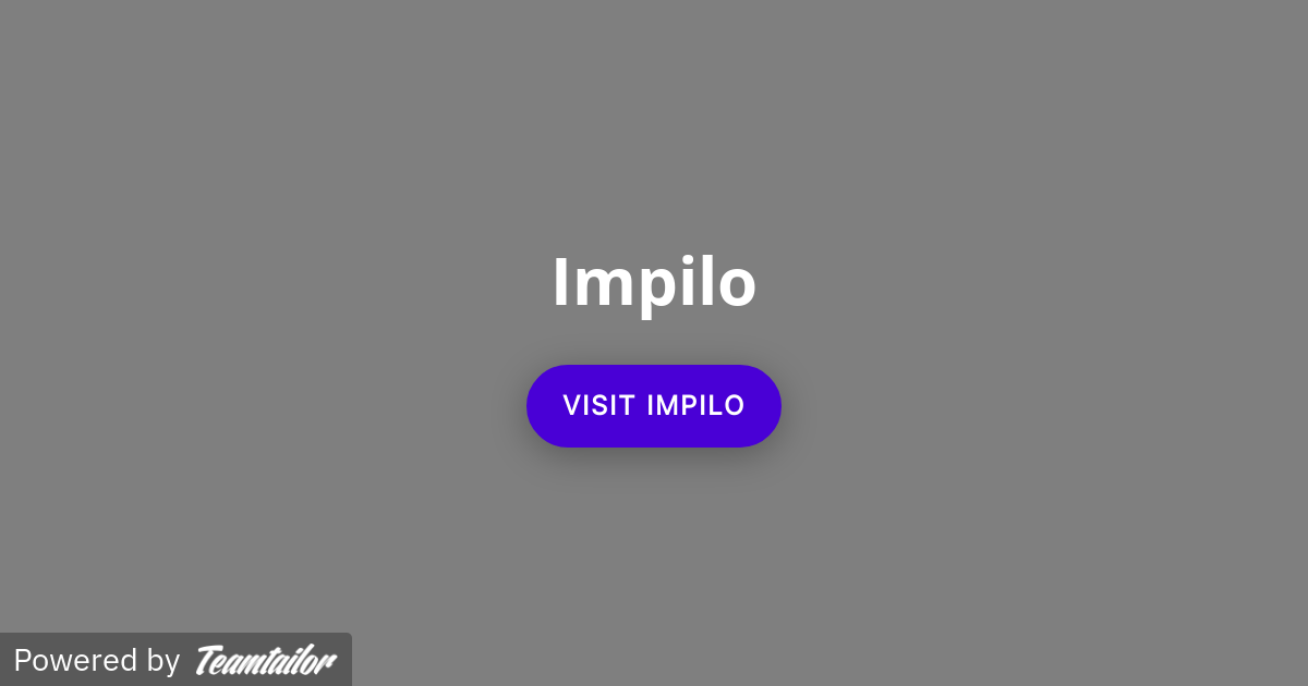 Welcome to Impilo, the startup that actually gets sh*t done. - Impilo