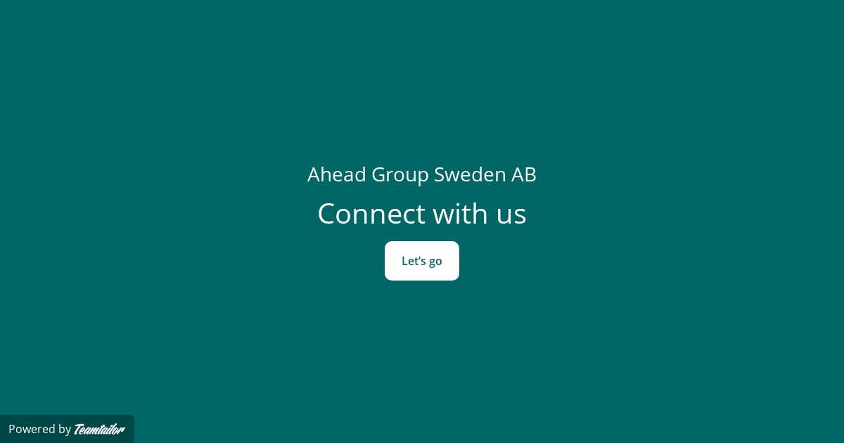 Ahead Group Sweden AB – Connect