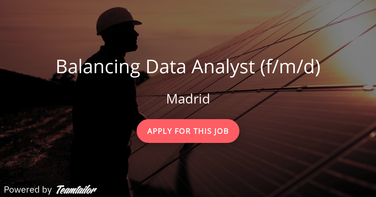 Balancing Data Analyst (f/m/d) - Axpo Group Balancing Data Analyst (f/m/d) - Axpo Group