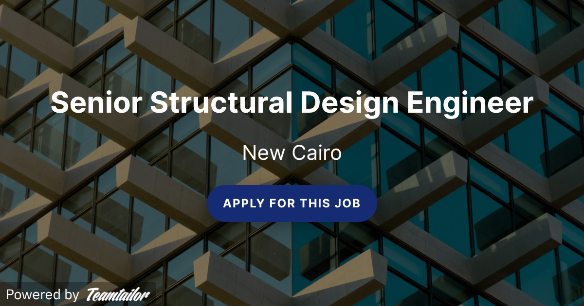 Senior Structural Design Engineer - SSE