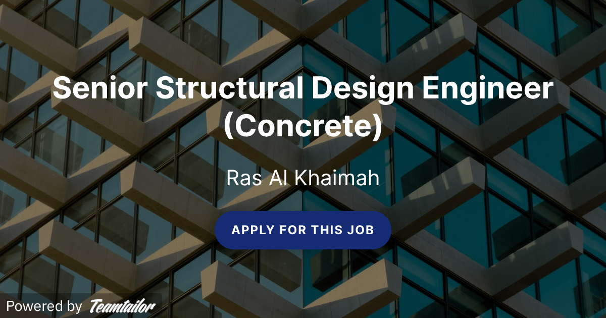 Senior Structural Design Engineer (Concrete) - SSE