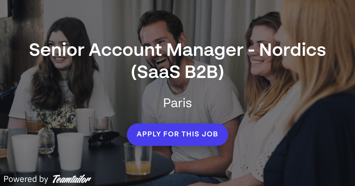 Senior Account Manager - Nordics (SaaS B2B) - Papirfly