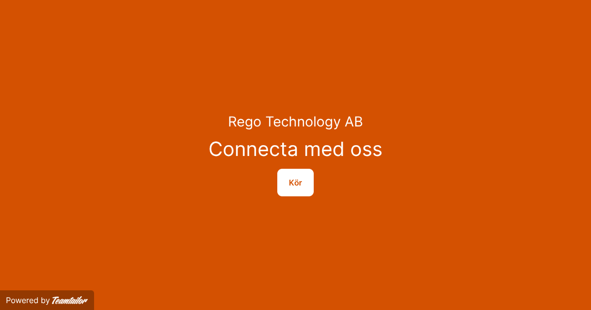 Rego Technology AB – Connect