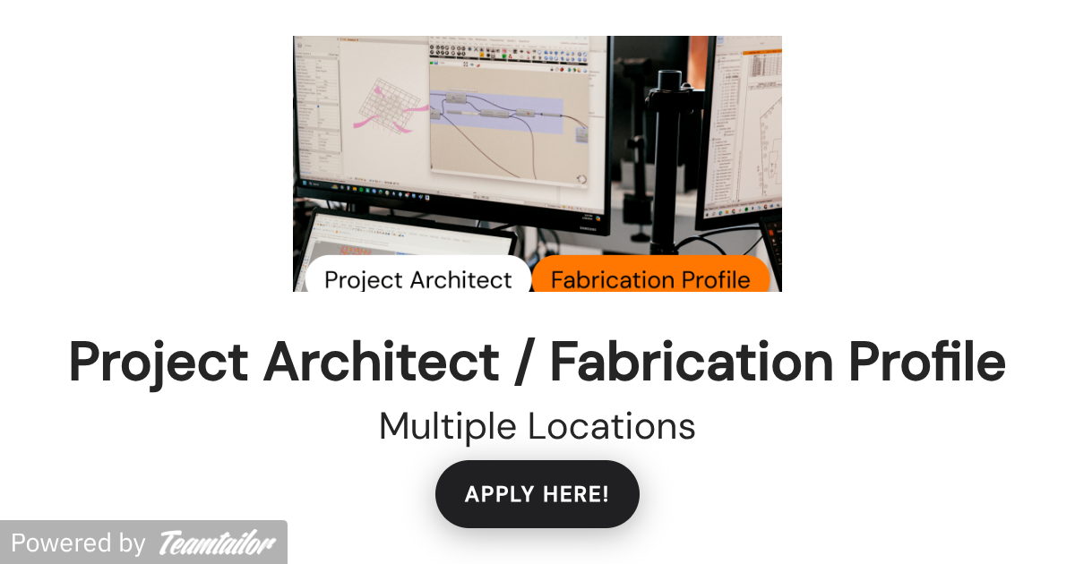 Slantis Project Architect / Fabrication Profile - slantis