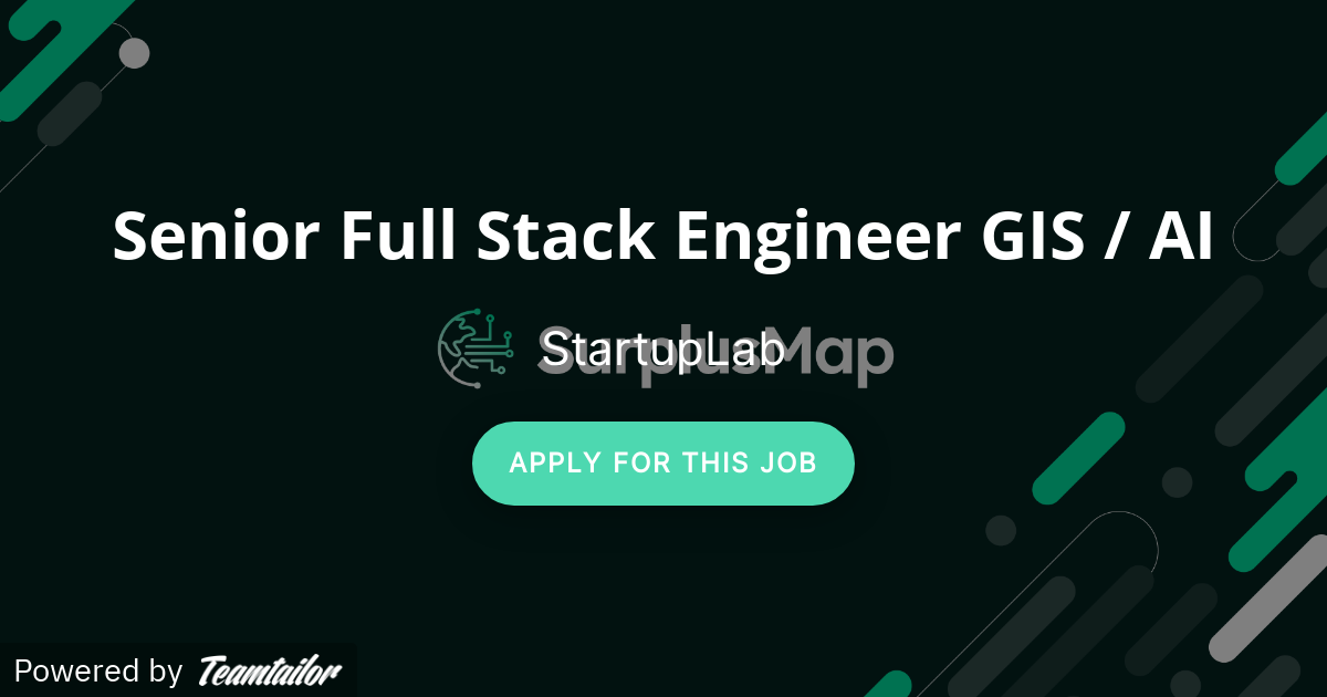 Senior Full Stack Engineer GIS / AI - surplusmap