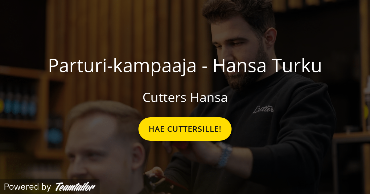 Parturikampaaja Hansa Turku Cutters Finland