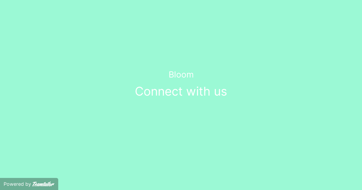 Bloom – Connect