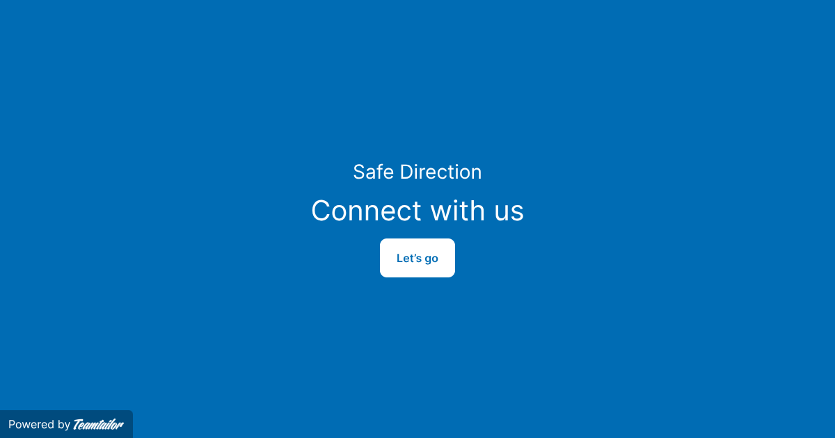 Safe Direction Target Safe Direction – Connect