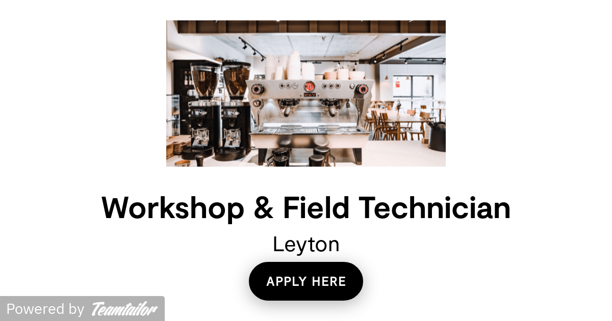 & Field Technician Origin Coffee