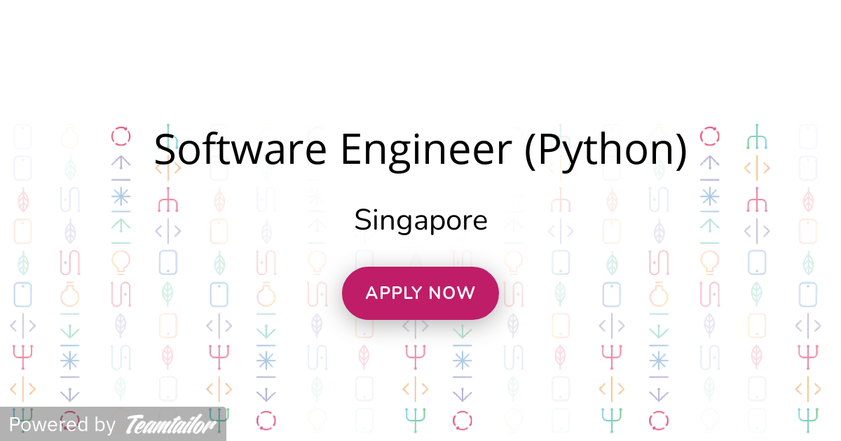 Software Engineer (Python) - Zenika Singapore