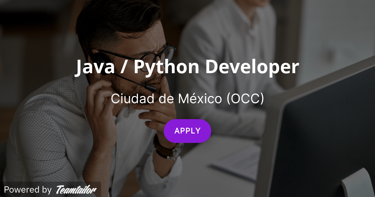 Java / Python Developer - Human Quality - HQP
