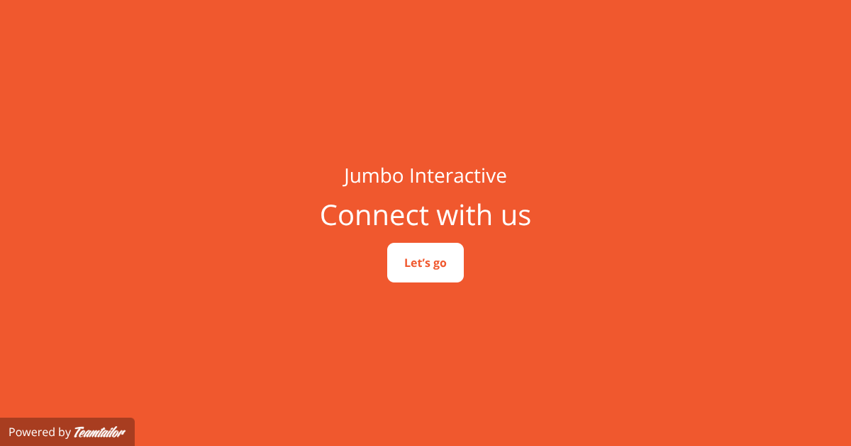 Jumbo Interactive – Connect