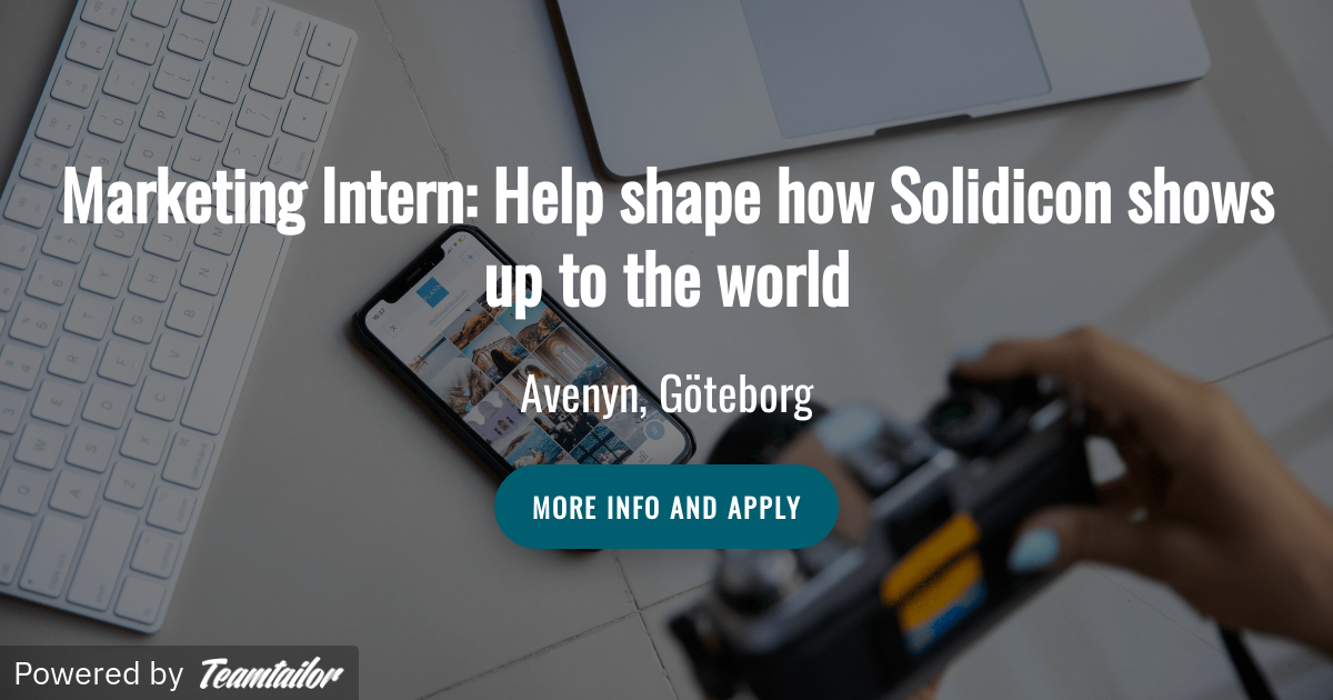 Marketing Intern: Help shape how Solidicon shows up to the world ...