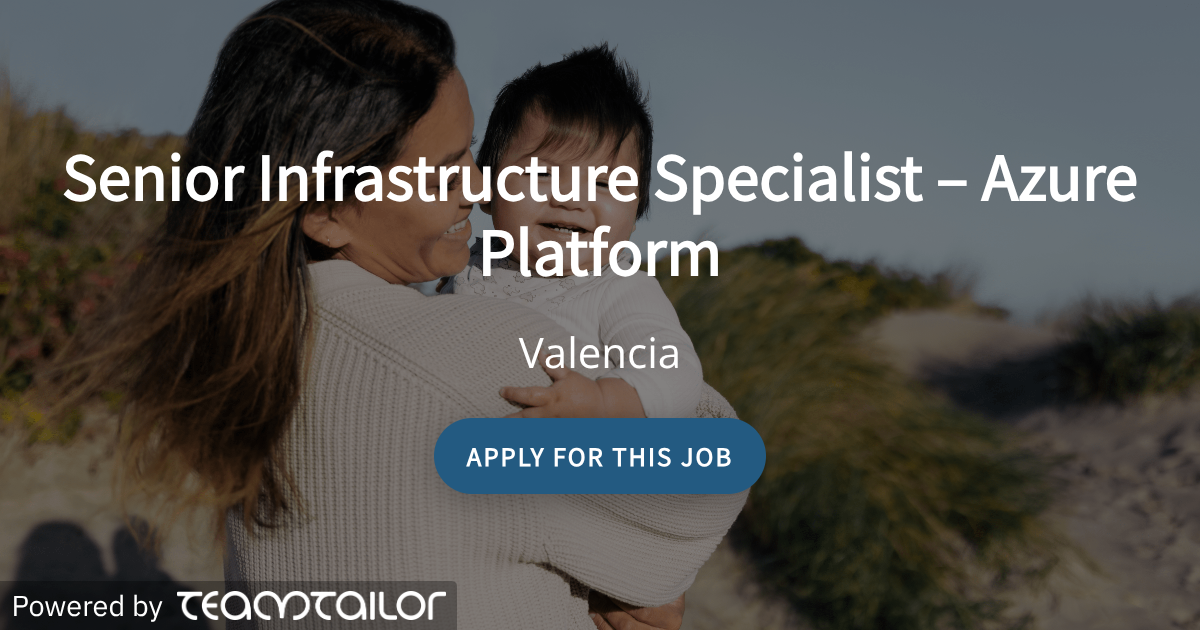 Senior Infrastructure Specialist – Azure Platform - Vitrolife Group
