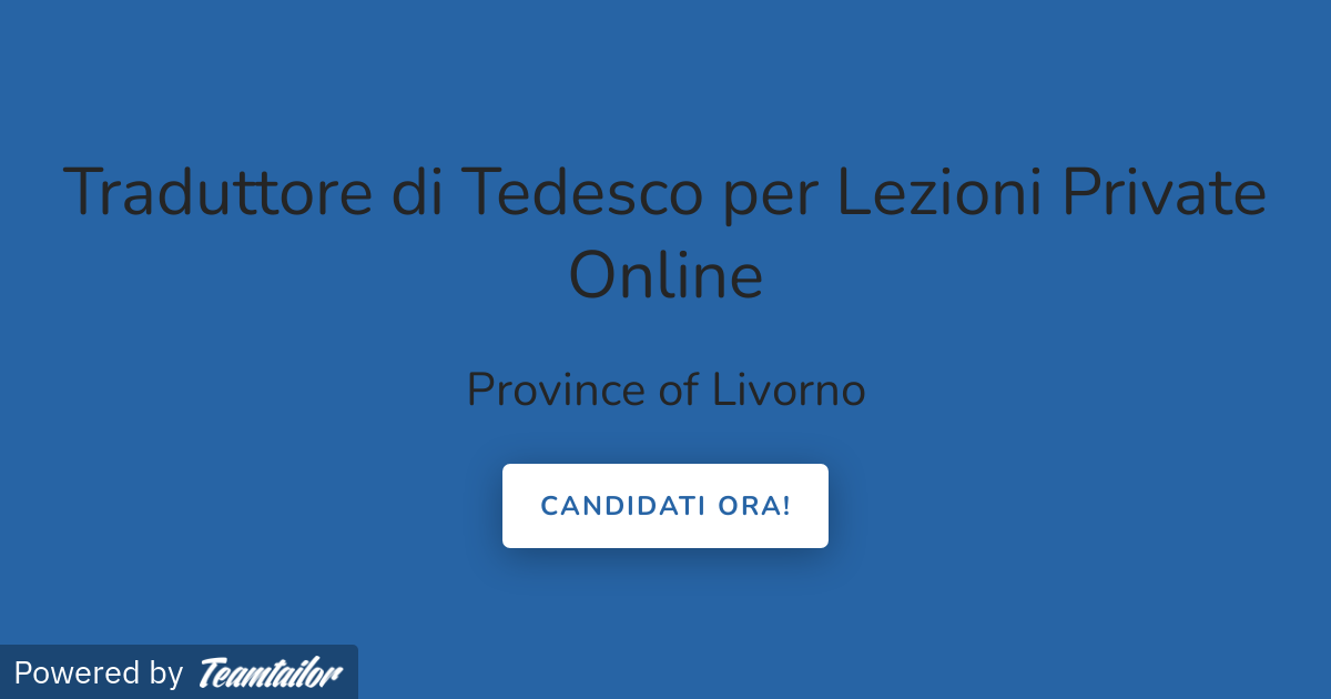 traduttore da tedesco a italiano