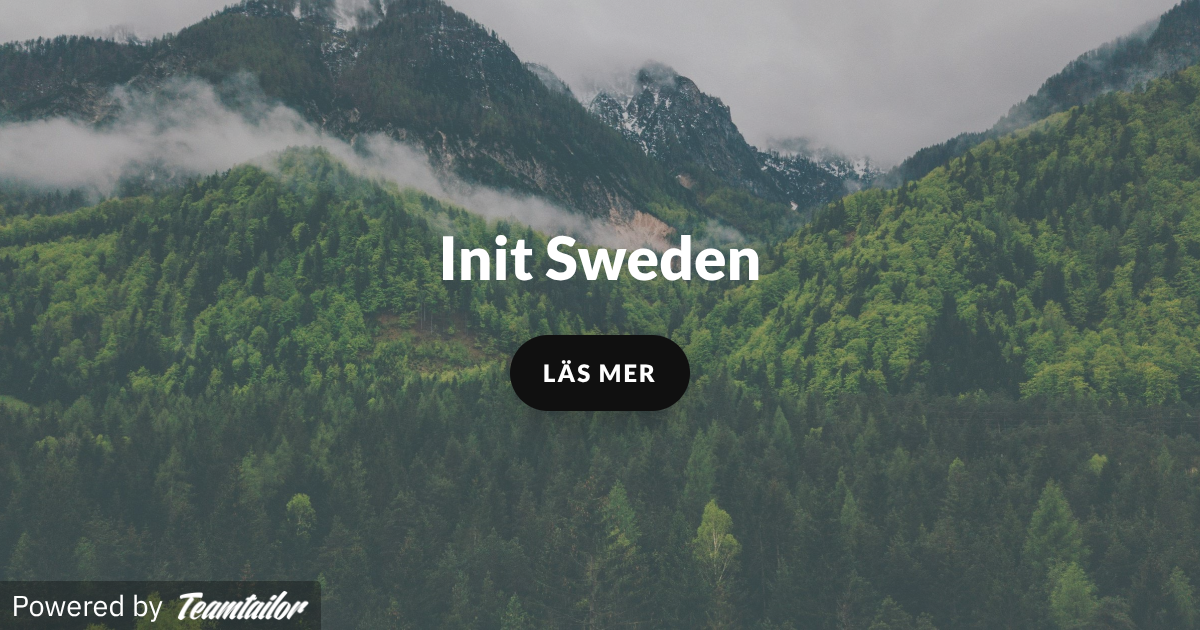 Join our team - Init Sweden