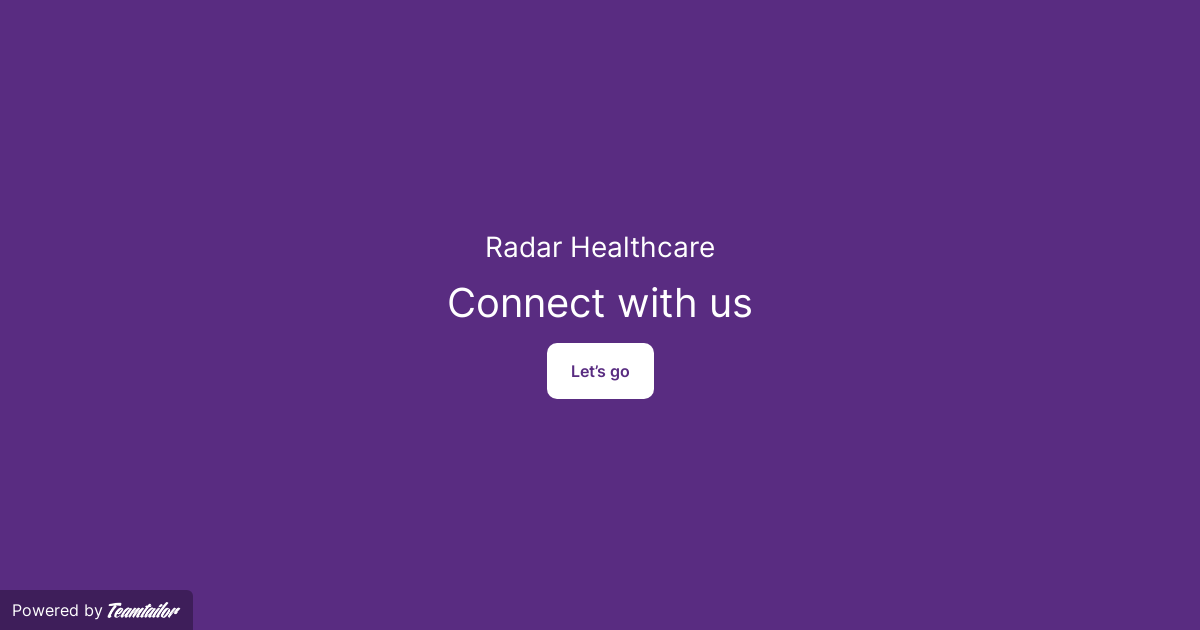 Radar Health. Log In Radar Healthcare – Connect