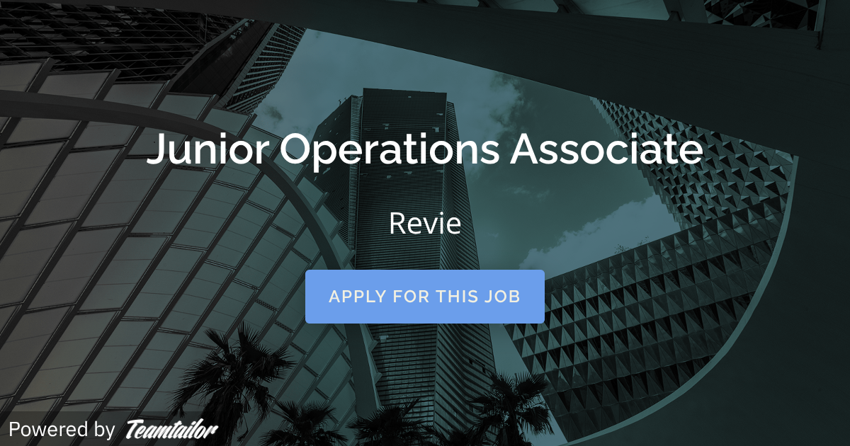 Junior Operations Associate - Sanabil Studio