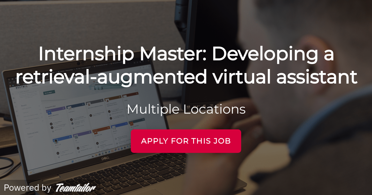 Internship Master: Developing a retrieval-augmented virtual assistant ...
