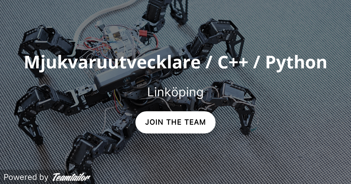 Mjukvaruutvecklare / C++ / Python - Combine