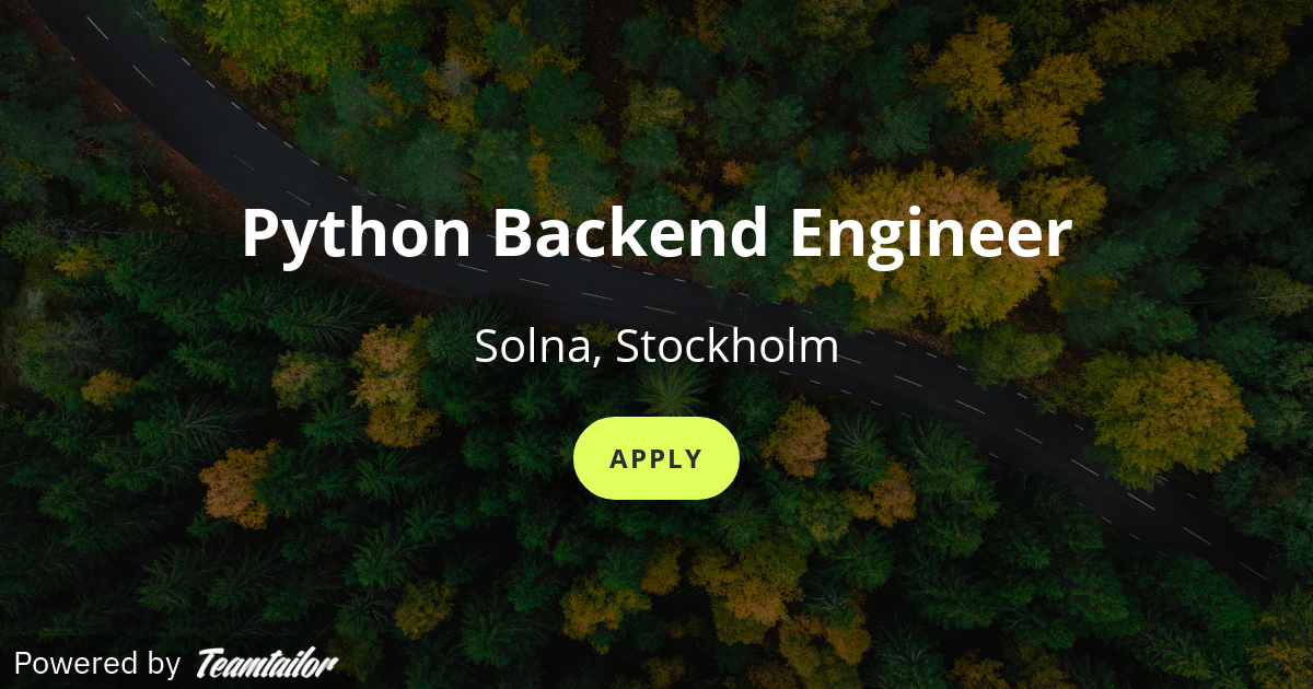 Python Backend Engineer - Treebula