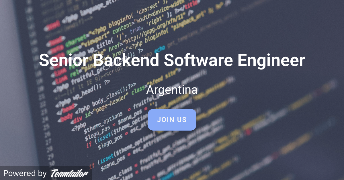 Senior Backend Software Engineer - Humand
