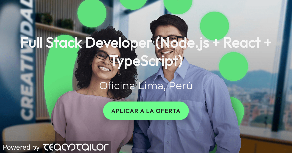 Full Stack Developer (Node.js + React + TypeScript) - Periferia IT