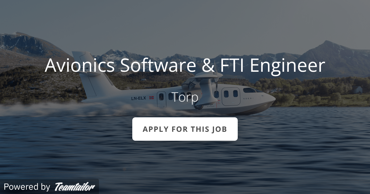 Avionics Software & FTI Engineer - Noemi Aerospace