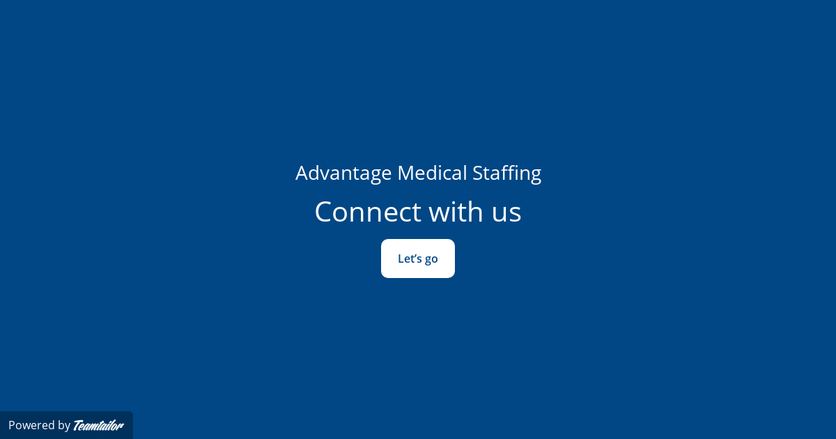 Advantage Medical Staffing – Connect
