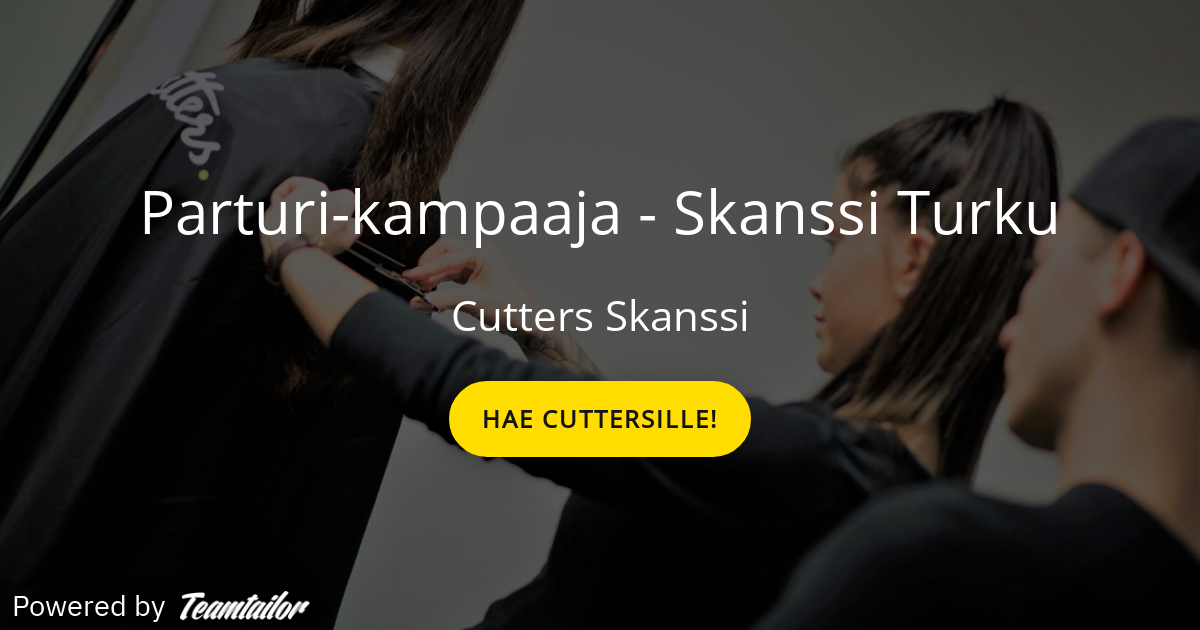 Parturikampaaja Skanssi Turku Cutters Finland