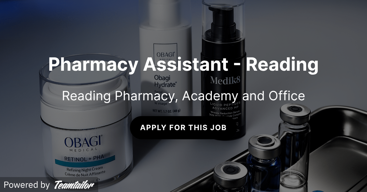 Pharmacy Assistant - Reading - Healthxchange