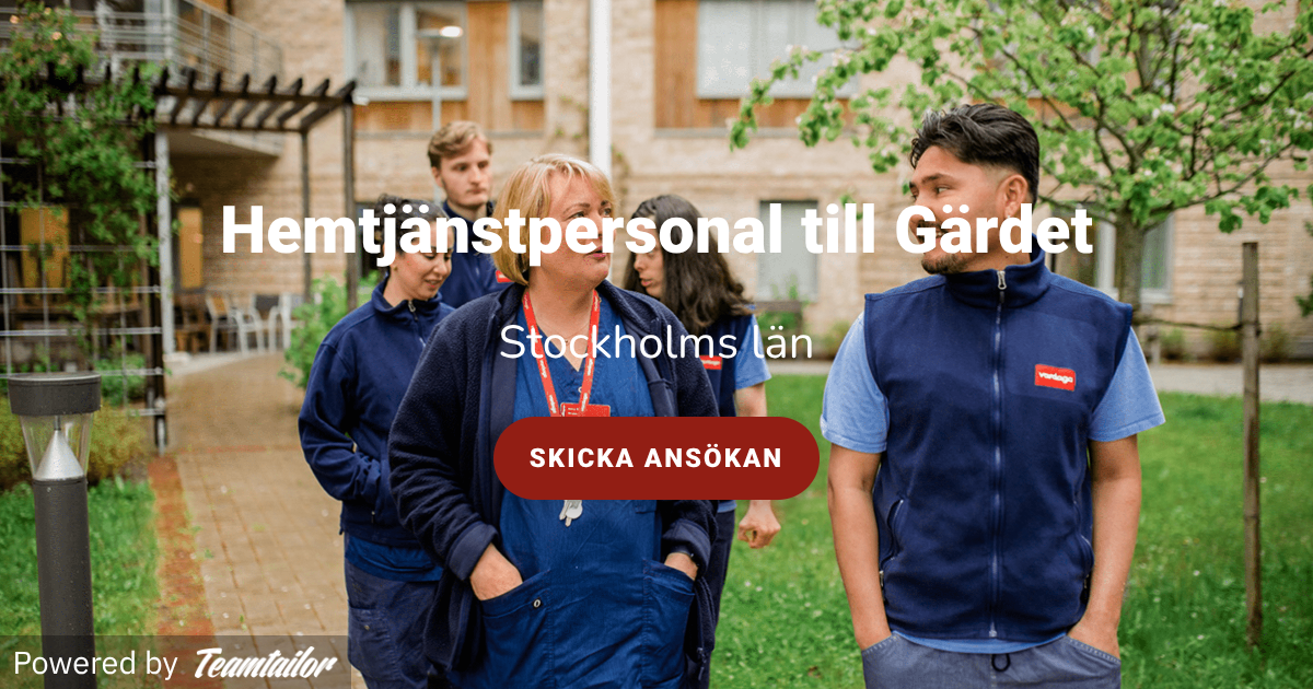 Hemtjänstpersonal till Gärdet - Vardaga