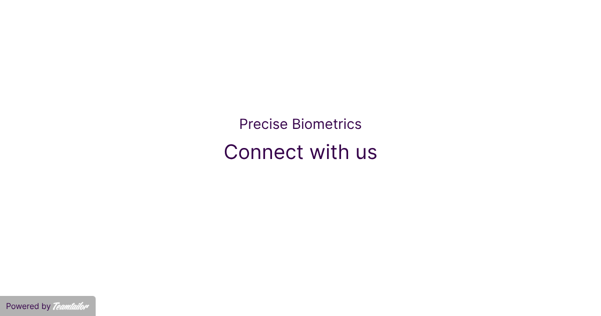 Precise Biometrics – Connect