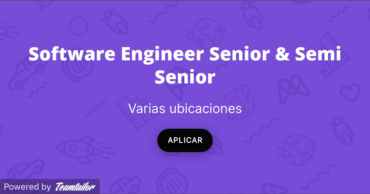 Software Engineer Senior & Semi Senior - Galgo