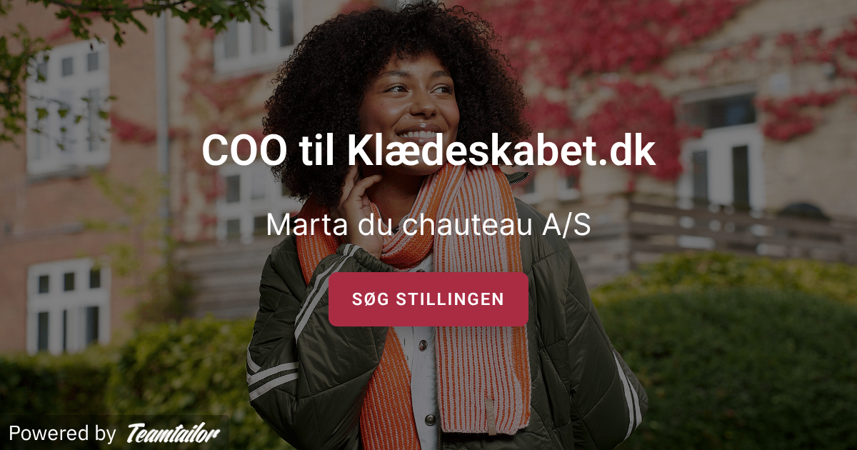 Marta du chauteau A/S logo