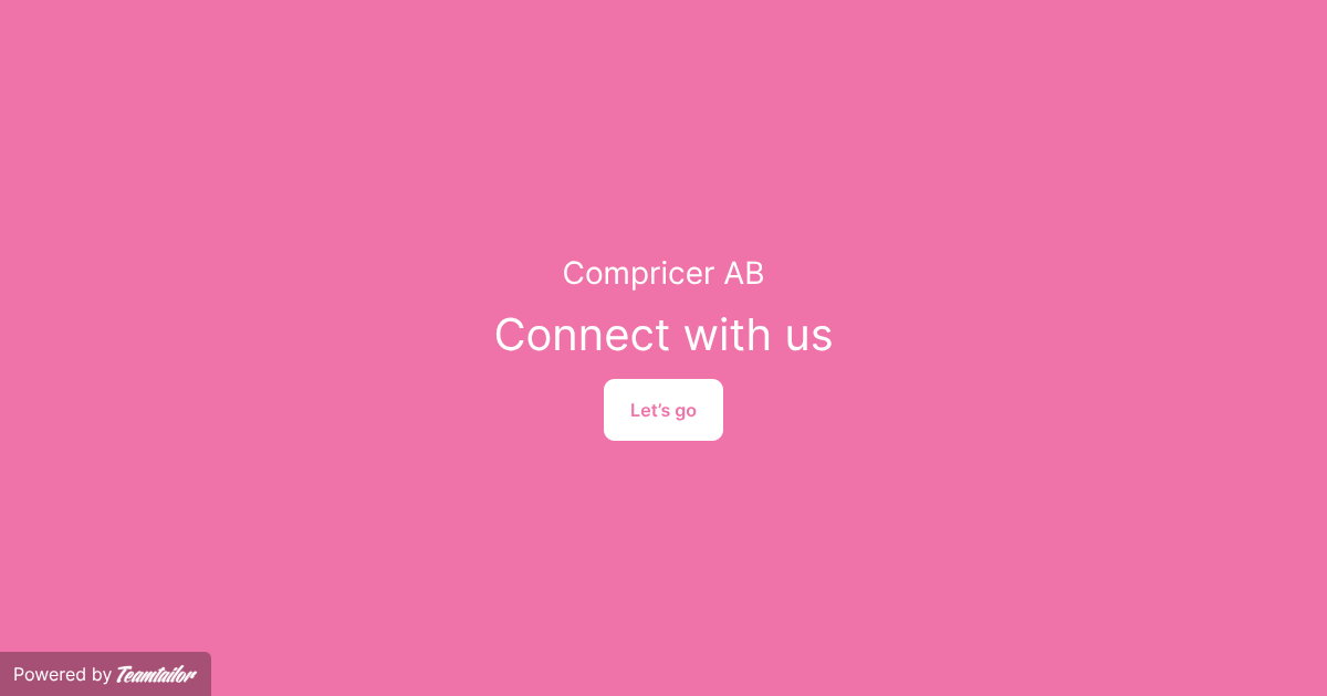 Compricer AB – Connect