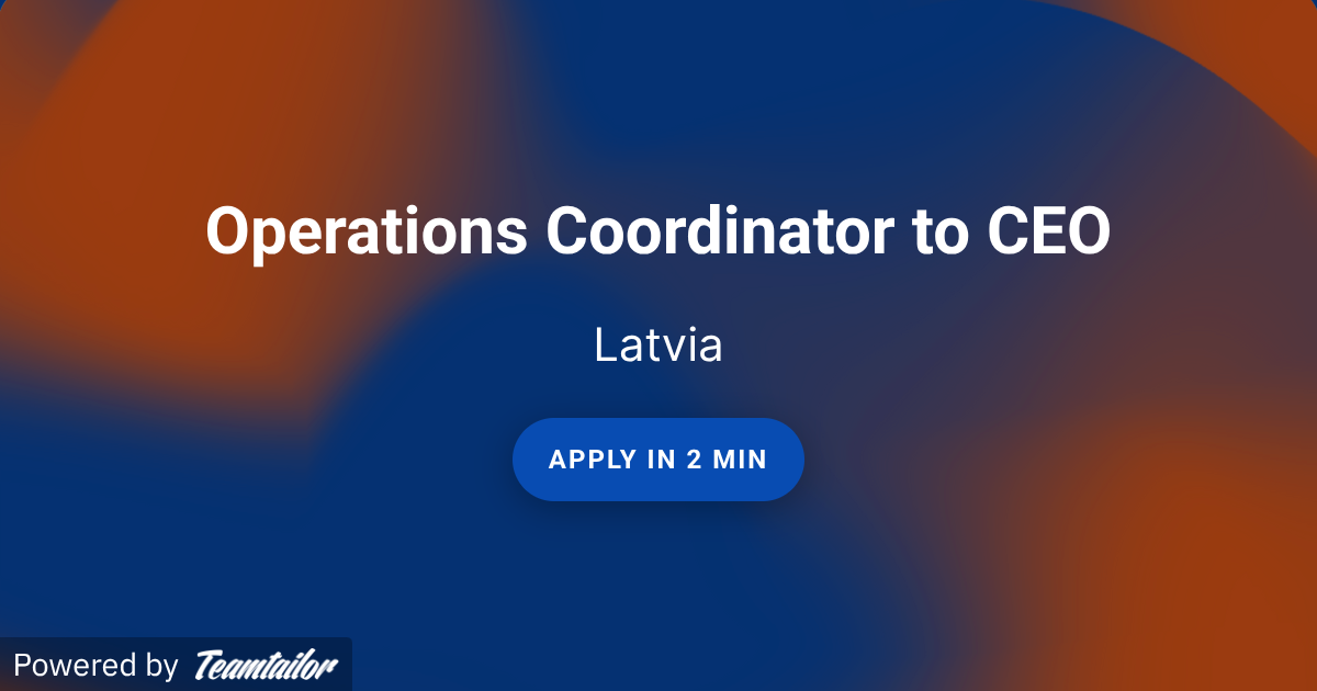 Operations Coordinator to CEO - Evotym