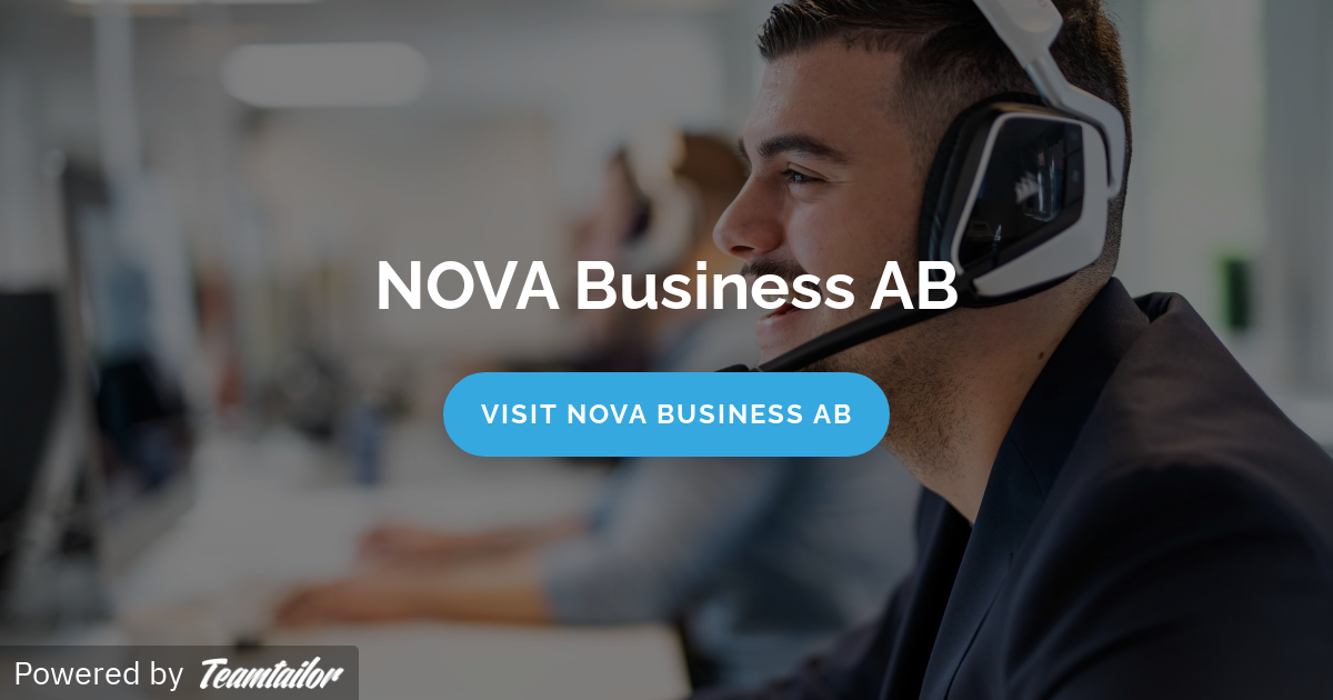 Gör karriär med oss - NOVA Business