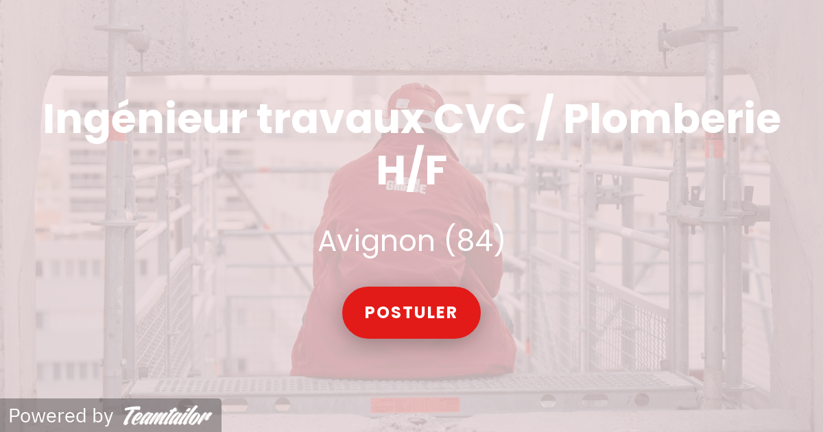 Ingénieur travaux CVC / Plomberie H/F Léon Grosse